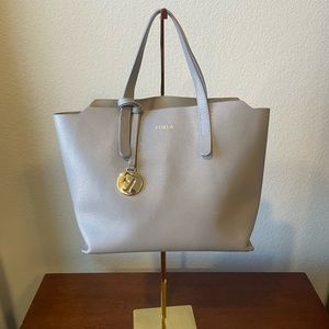 Gray Furla Purse